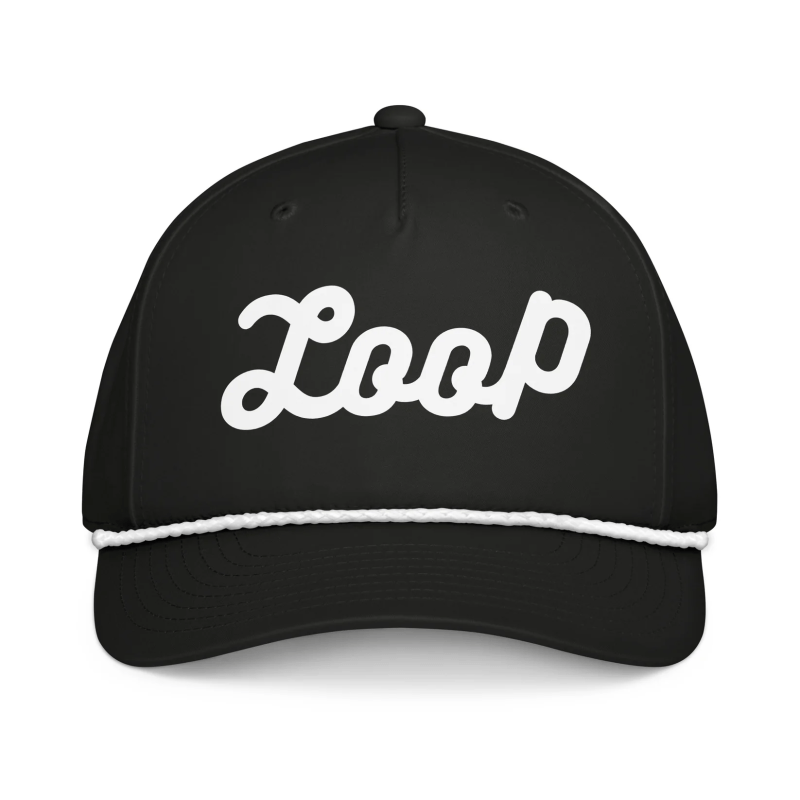 Rope Hat — Black/White