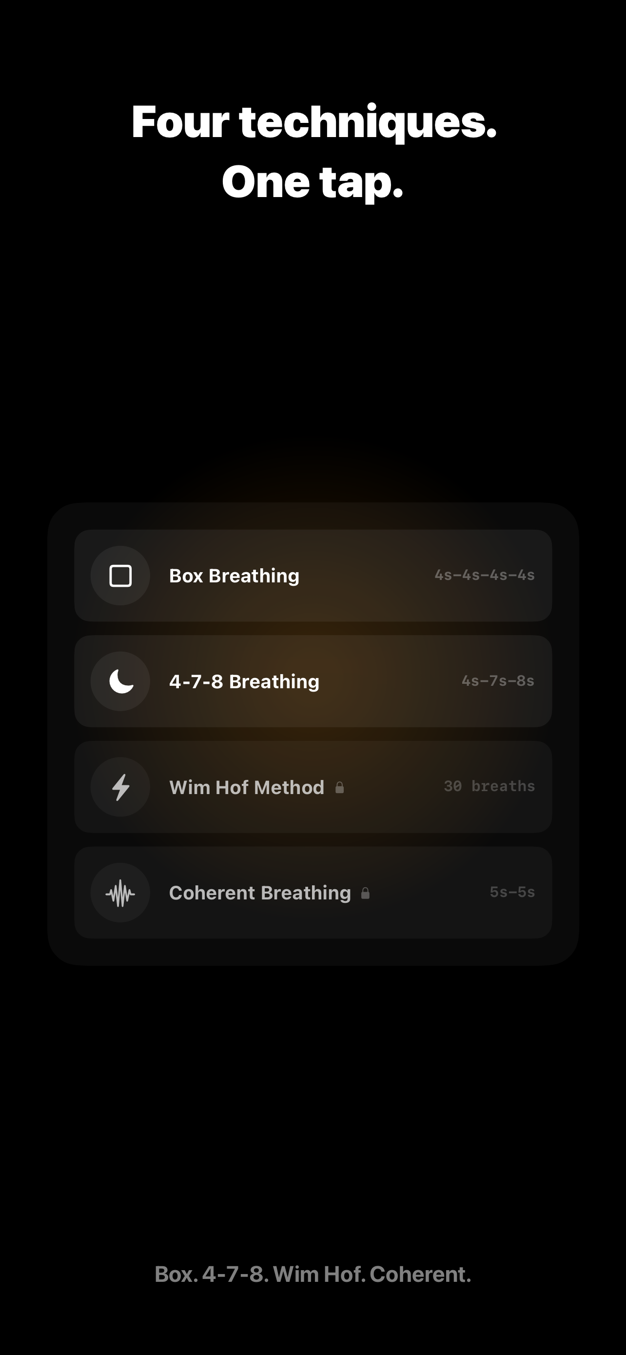 1Breath screen 2