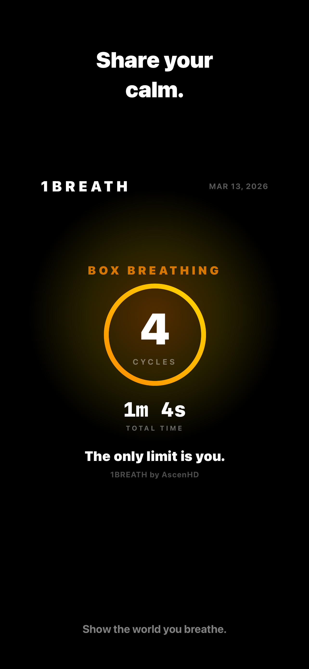 1Breath screen 4