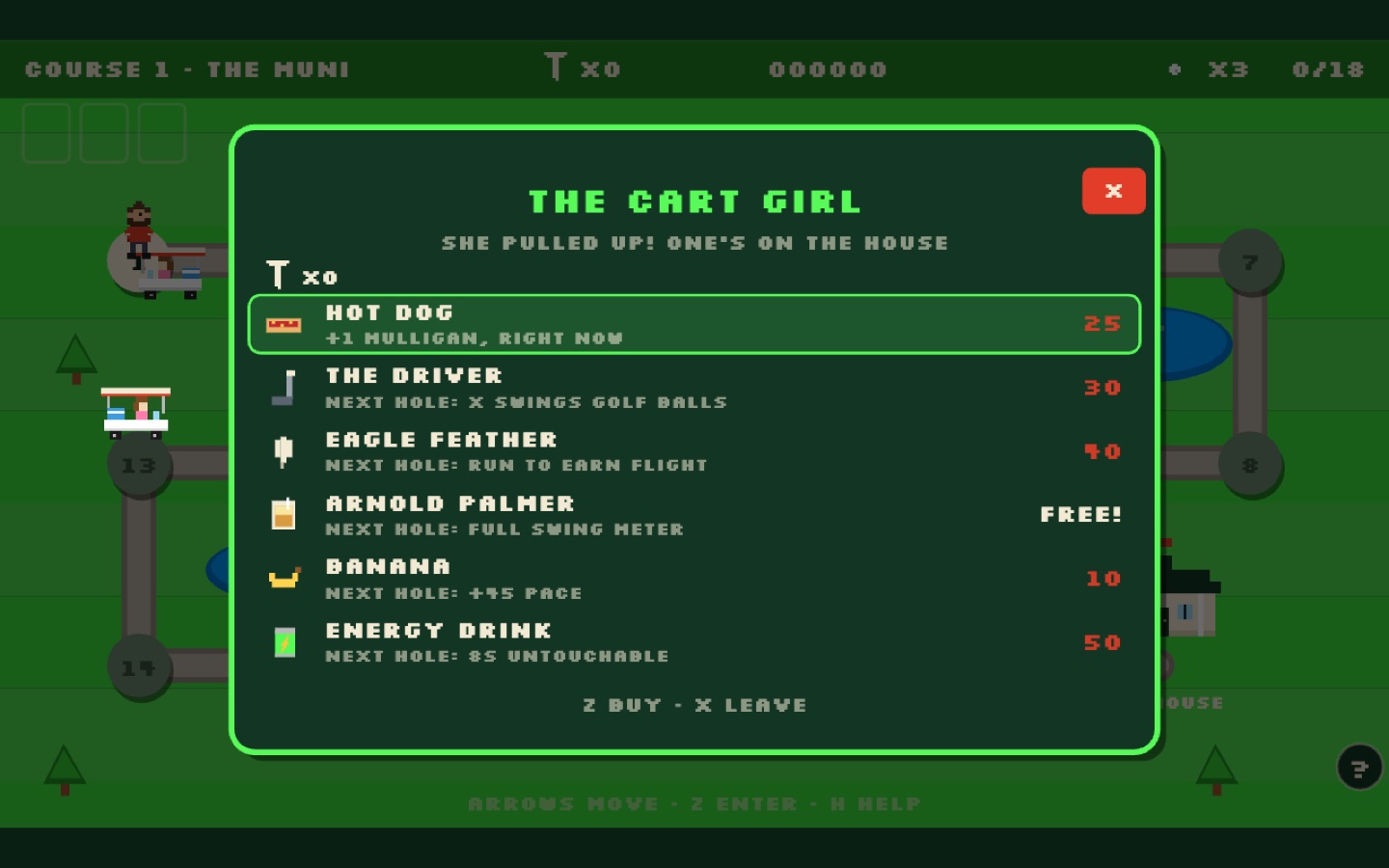 GolferHD Arcade screen 5