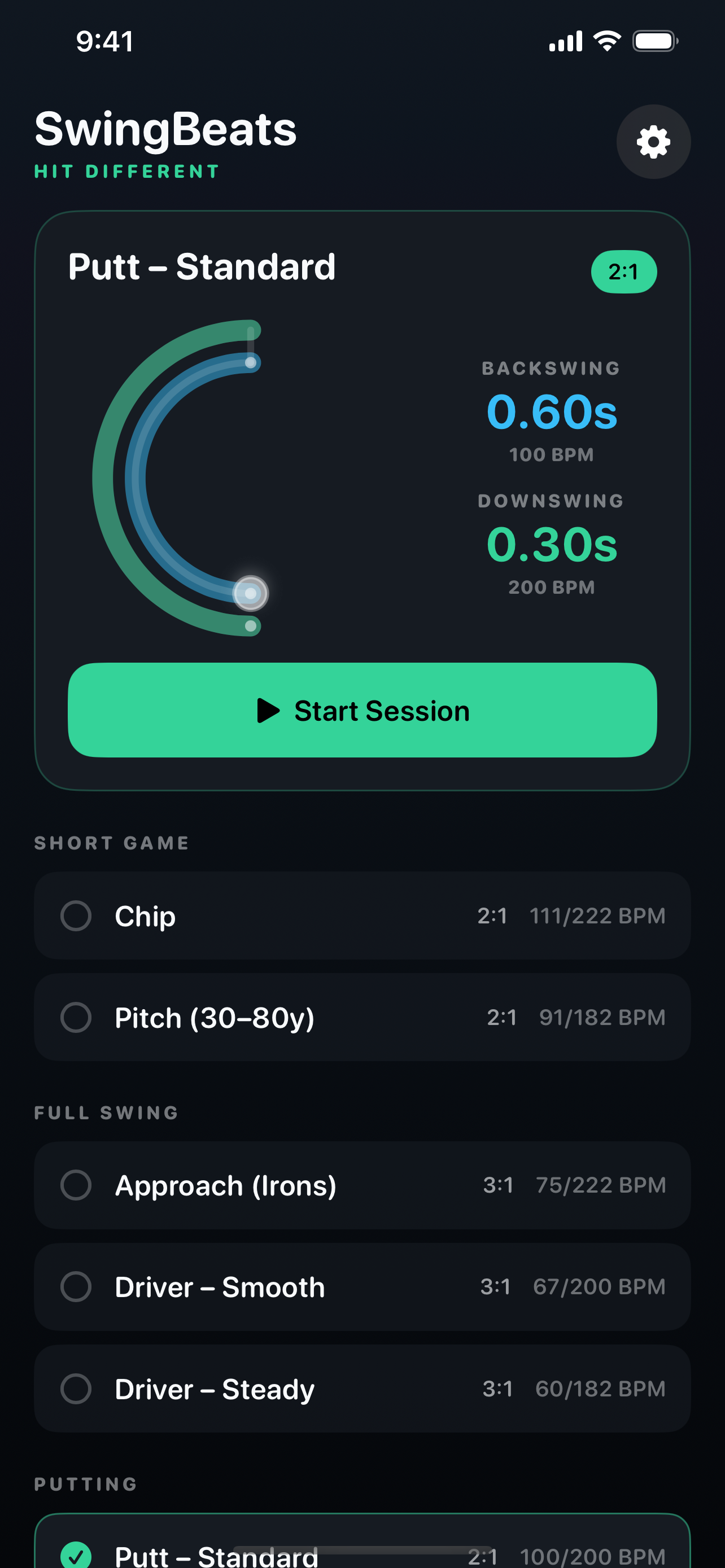 SwingBeats screen 4